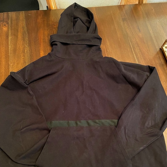 ASOS- black hoodie with turtleneck - Picture 1 of 2